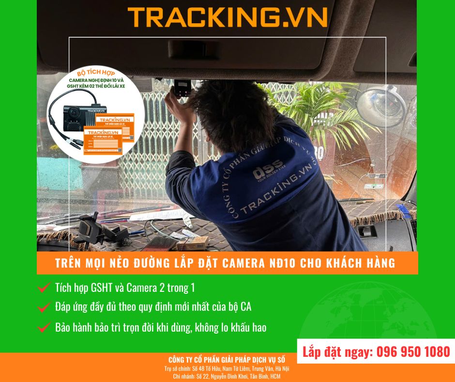 Hệ thống tracking.vn tại DSS