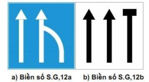 biển S.G,12a; S.G,12b